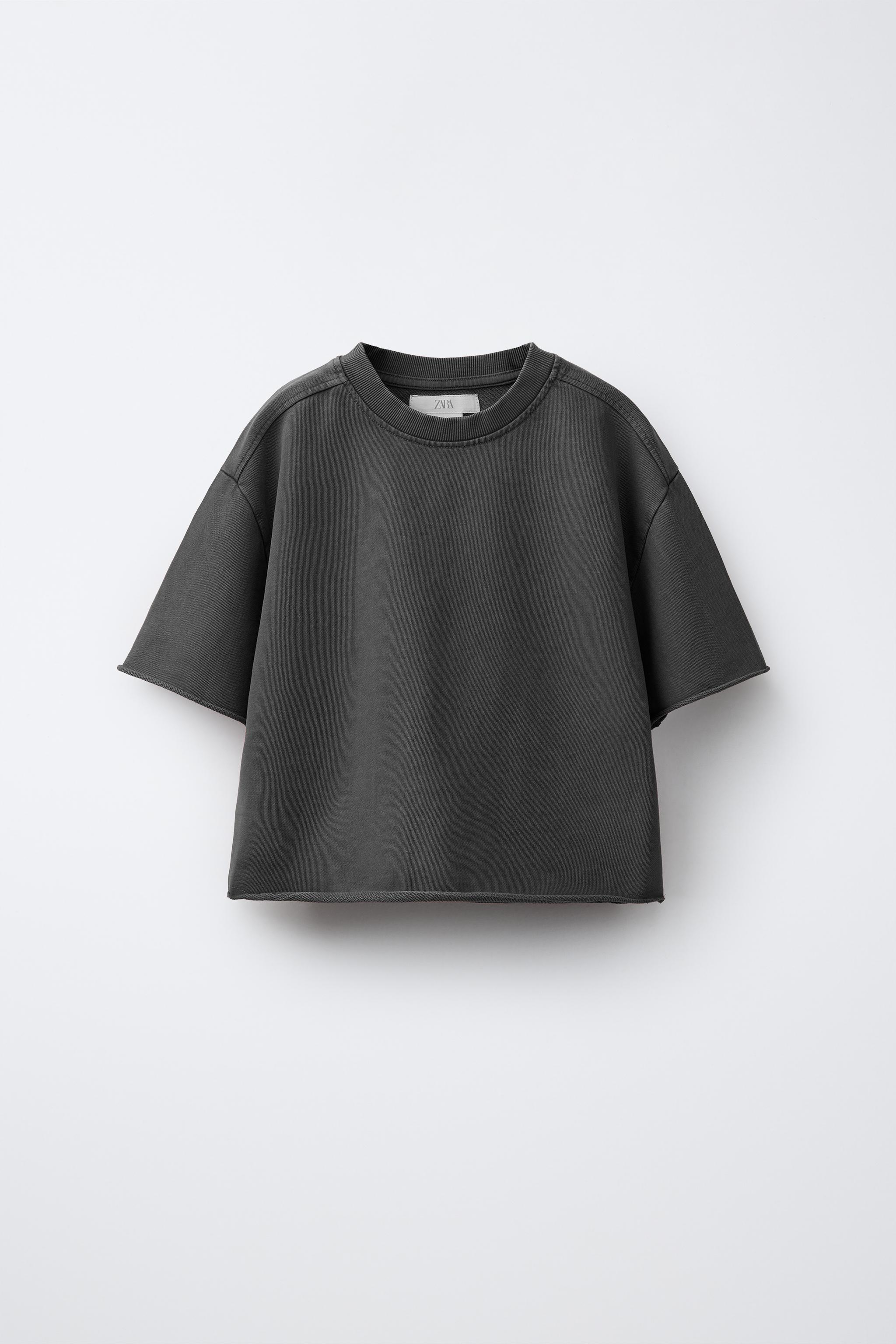 T-SHIRT JOGGING EFFET DÉLAVÉ